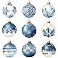 Navidad pelota, Navidad árbol ornamento transparente antecedentes ai generativo png