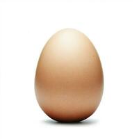 Egg. Isolated on white background. AI Generative photo