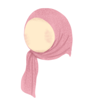 hijab cartone animato illustrazione png