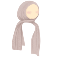 hijab dessin animé illustration png