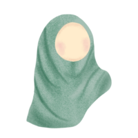 hijab tekenfilm illustratie png