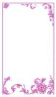 Floral Frame Border PNG Images Transparent Background