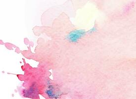 Soft watercolor splash stain background photo