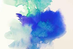 Soft watercolor splash stain background photo