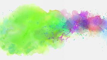 Soft watercolor splash stain background photo