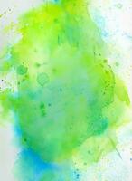 Soft watercolor splash stain background photo