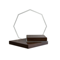 Podium 3D render transparent background png