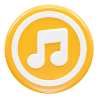 Music icon rendering transparent element png