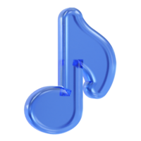 Musik- Symbol Rendern transparent Element png