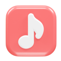 Musik- Symbol Rendern transparent Element png