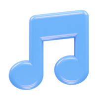 Music icon rendering transparent element png