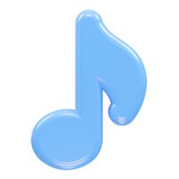 Musik- Symbol Rendern transparent Element png