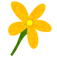 two flowers are shown on a transparent background png