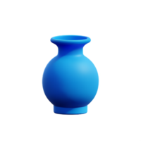 vase 3d le rendu icône illustration png