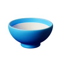 bowl 3d rendering icon illustration png