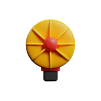 fan 3d rendering icon illustration png