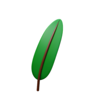 eucalyptus feuilles 3d le rendu icône illustration png