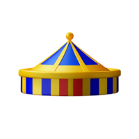 cirkus 3d tolkning ikon illustration png