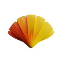 shell 3d rendering icon illustration png