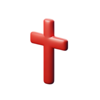 Christian Kreuz 3d Rendern Symbol Illustration png