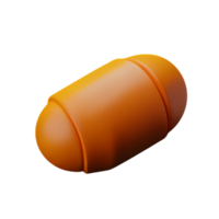 croissant 3d rendering icon illustration png