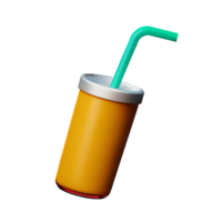 frukt juice 3d tolkning ikon illustration png