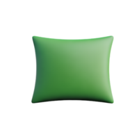 pillow 3d rendering icon illustration png