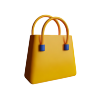 tote bag 3d rendering icon illustration png