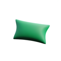 pillow 3d rendering icon illustration png