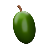 olive 3d rendering icon illustration png