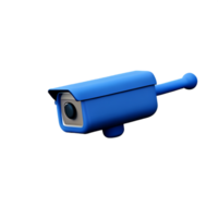 vidéosurveillance 3d le rendu icône illustration png