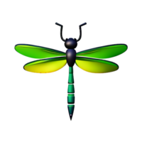 libellula 3d interpretazione icona illustrazione png