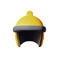 capacete 3d Renderização ícone ilustração png