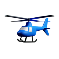 helikopter 3d renderen icoon illustratie png