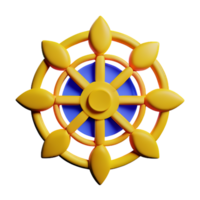 Mandala Hintergrund 3d Rendern Symbol Illustration png