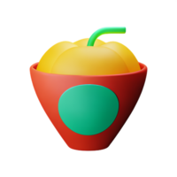 frukt juice 3d tolkning ikon illustration png