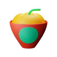 fruit jus 3d le rendu icône illustration png