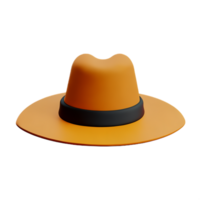 cowboy hatt 3d tolkning ikon illustration png