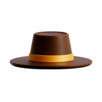 cowboy hatt 3d tolkning ikon illustration png