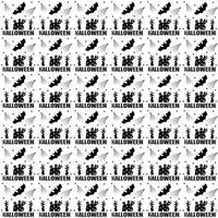 Seamless halloween pattern design, Creative halloween layout for your designWeb vector