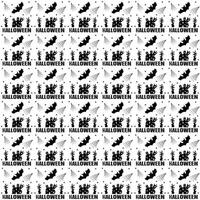 Seamless halloween pattern design, Creative halloween layout for your designWeb vector