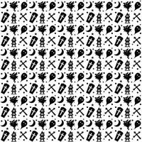Seamless halloween pattern design, Creative halloween layout for your designWeb vector