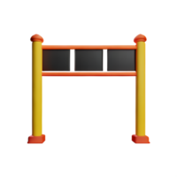 porte 3d le rendu icône illustration png