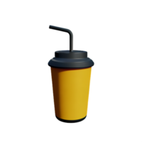 soda 3d rendering icon illustration png