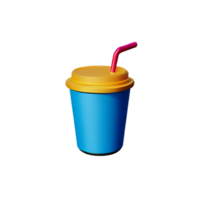 soda 3d representación icono ilustración png