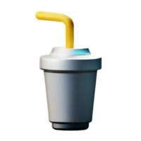 soda 3d rendering icon illustration png