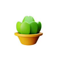 lettuce 3d rendering icon illustration png