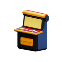 slot machine 3d rendering icon illustration png