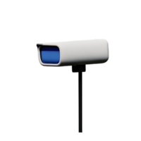 vidéosurveillance 3d le rendu icône illustration png