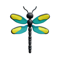 libellula 3d interpretazione icona illustrazione png